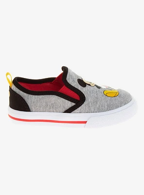 Disney Mickey Mouse Slip On Canvas Toddler Sneakers