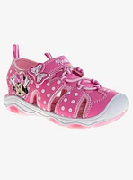 Disney Minnie Mouse Closed Toe Youth Sport Sandals