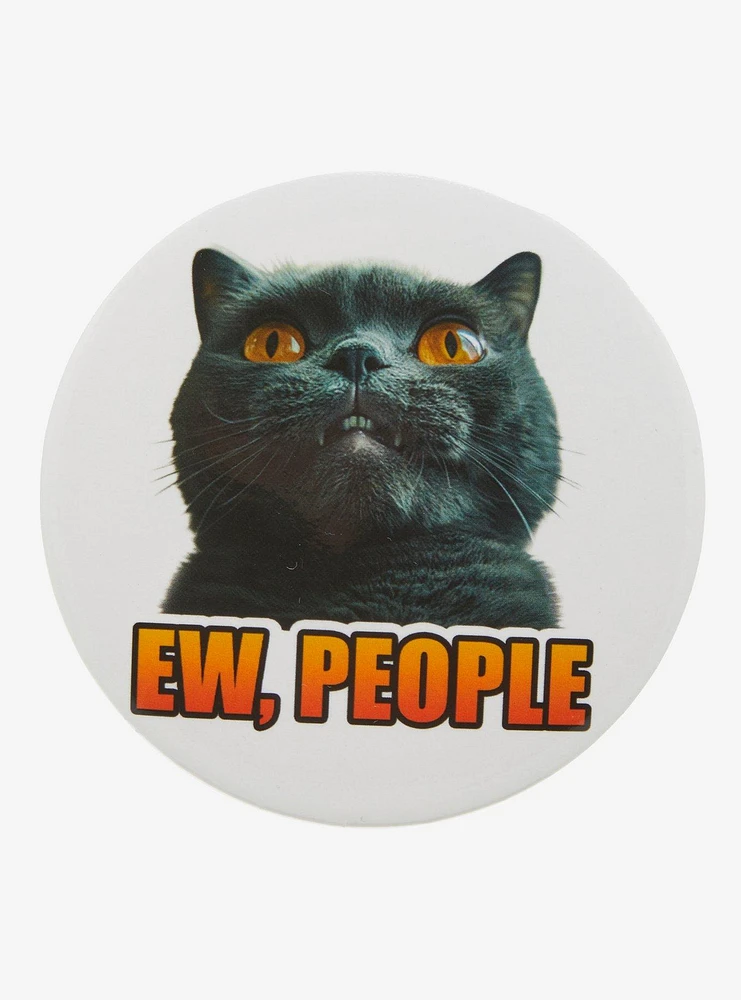 Cat Ew People 3 Inch Button