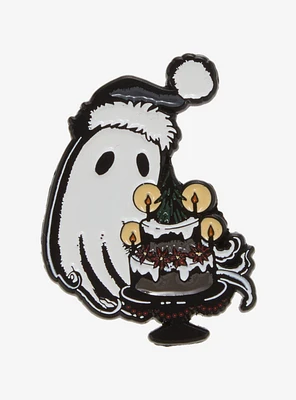 Holiday Ghost Enamel Pin