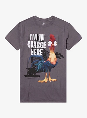 Disney Moana Heihei Charge Boyfriend Fit Girls T-Shirt