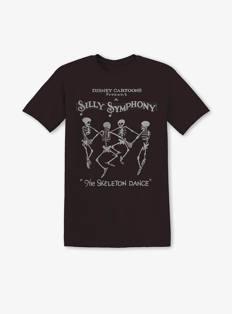 Disney The Skeleton Dance Boyfriend Fit Girls T-Shirt