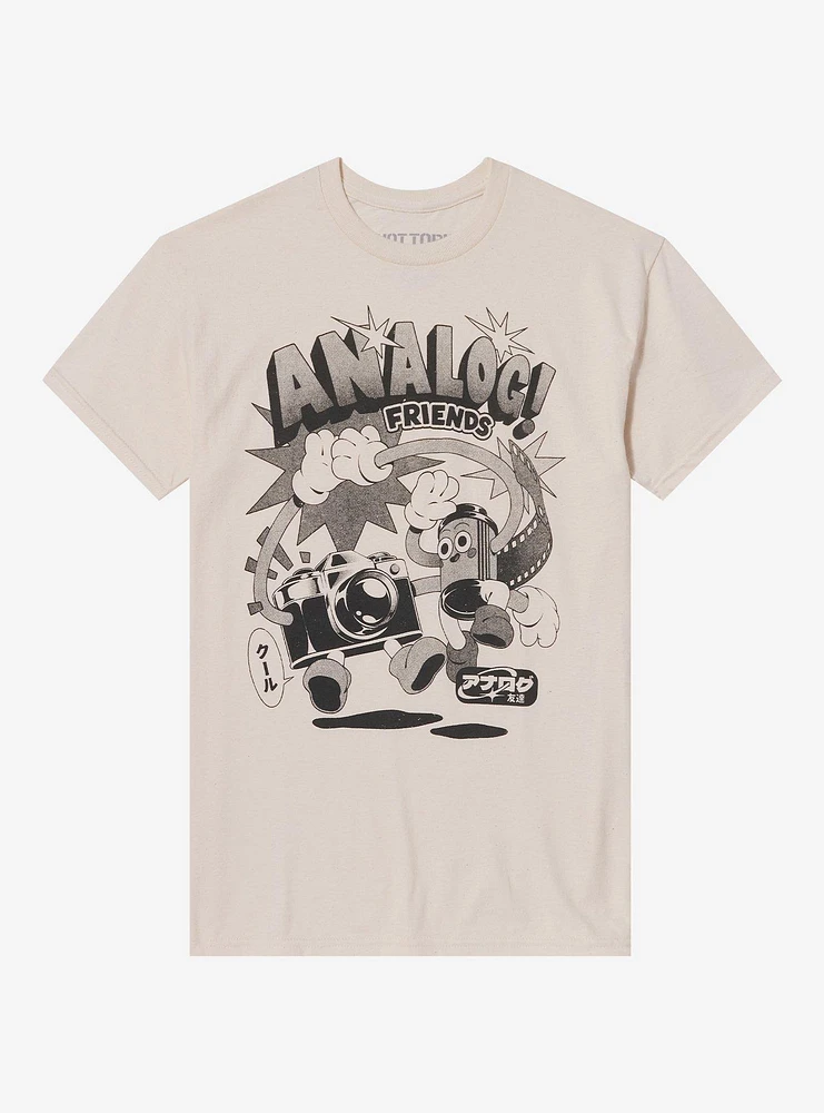 Analog Friends Film & Camera T-Shirt By Ilustrata