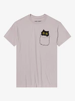 Pocket Cat T-Shirt By Benjimoji