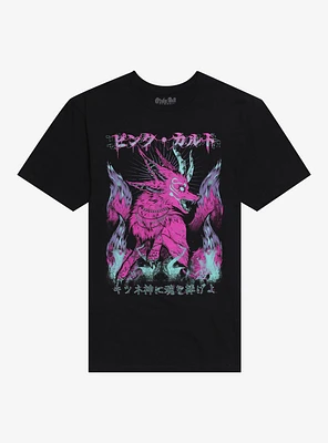 Pinku Kult Fox God T-Shirt