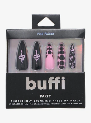 Buffi Party Pink Poison Press-On Nails