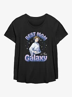 Star Wars Best Mom Galaxy Princess Leia Girls T-Shirt Plus