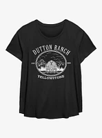 Yellowstone Dutton Ranch Girls T-Shirt Plus