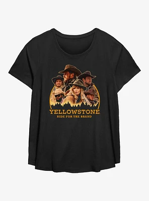 Yellowstone Wild Cast Girls T-Shirt Plus