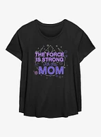 Star Wars Force Is Strong With This Mom Girls T-Shirt Plus