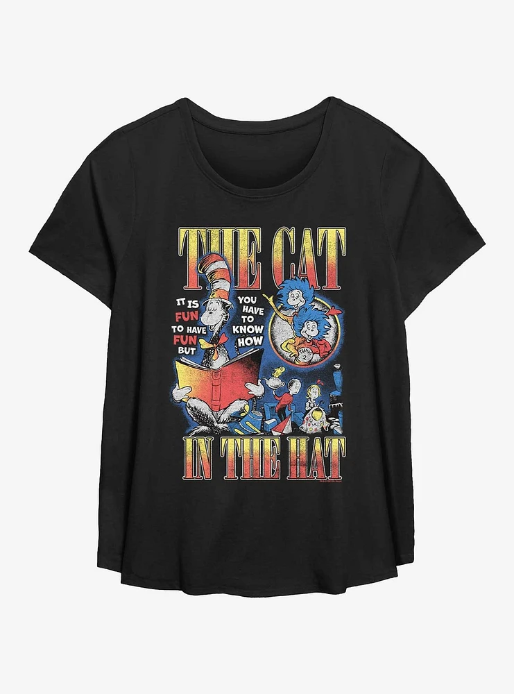 Dr. Seuss The Cat Hat Girls T-Shirt Plus