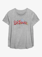 Dr. Seuss Retro Character Mix Girls T-Shirt Plus