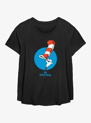 Dr. Seuss Tip The Hat Girls T-Shirt Plus