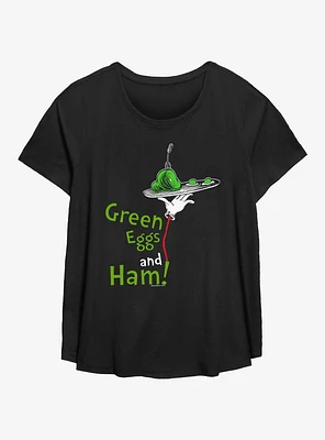 Dr. Seuss Green Eggs & Ham Girls T-Shirt Plus