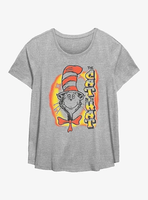 Dr. Seuss Airbrush Cat Girls T-Shirt Plus