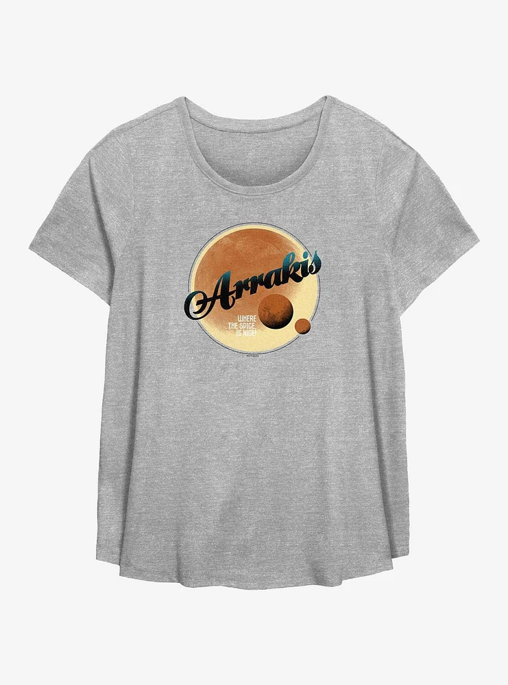 Dune Arrakis Badge Girls T-Shirt Plus