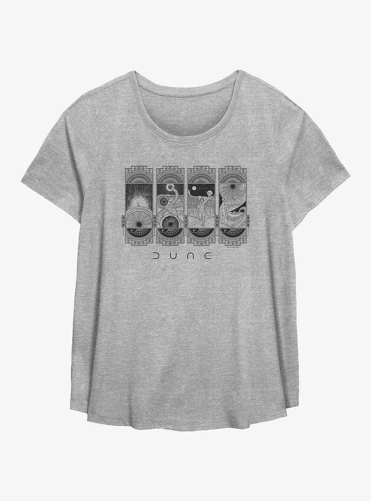 Dune Pictograms Girls T-Shirt Plus