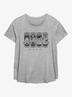 Dune Pictograms Girls T-Shirt Plus