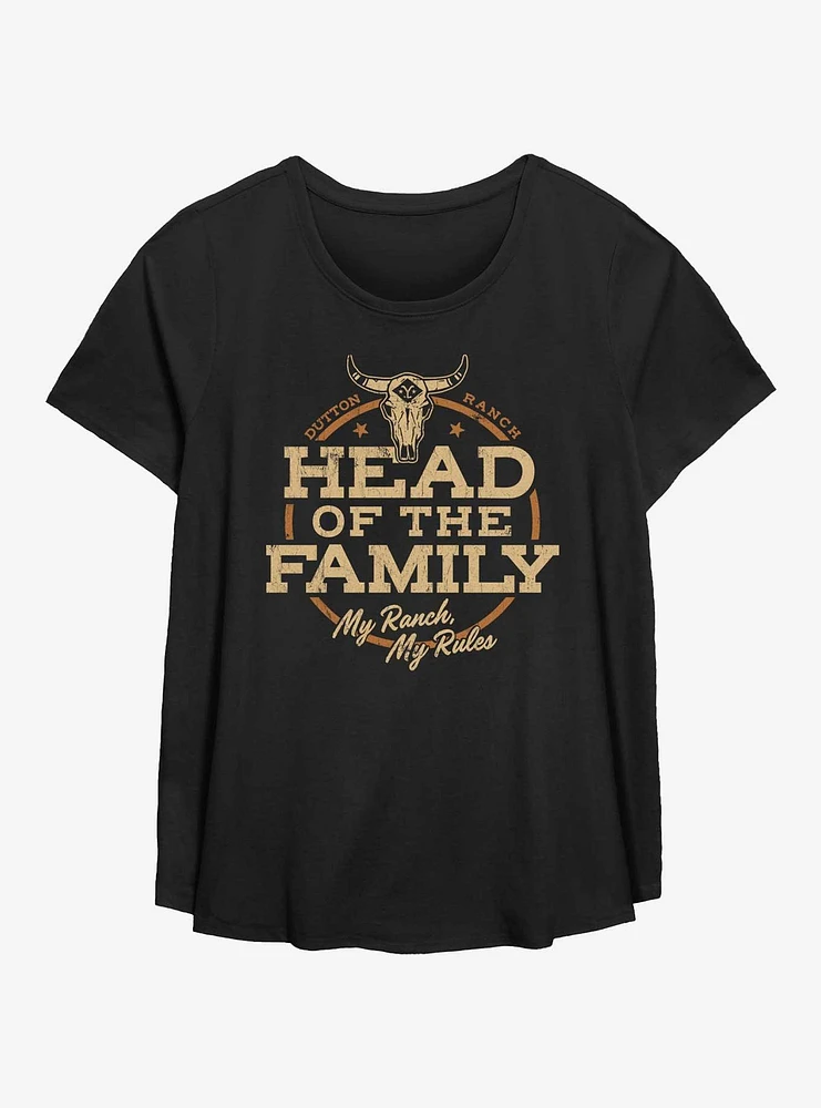 Yellowstone Family Man Girls T-Shirt Plus