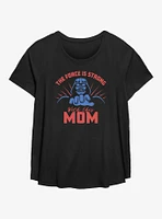 Star Wars Force Is Strong Mom Girls T-Shirt Plus