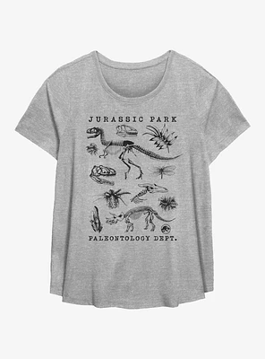 Jurassic Park Flora & Fauna Girls T-Shirt Plus