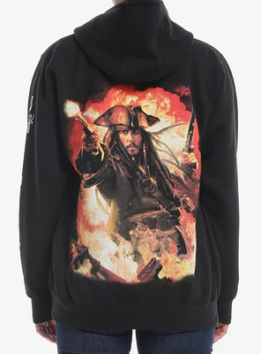 Disney Pirates Of The Caribbean Captain Jack Sparrow Girls Hoodie