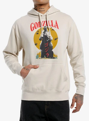 Godzilla Beige Hoodie