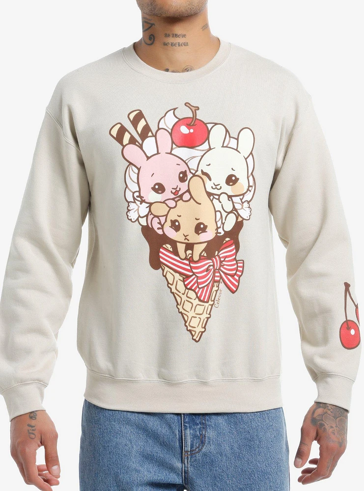 Bunny Ice Cream Sweatshirt By Little Celesse