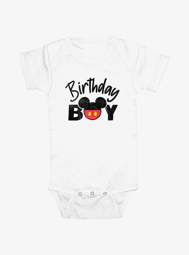 Disney Mickey Mouse Birthday Ears Infant Bodysuit