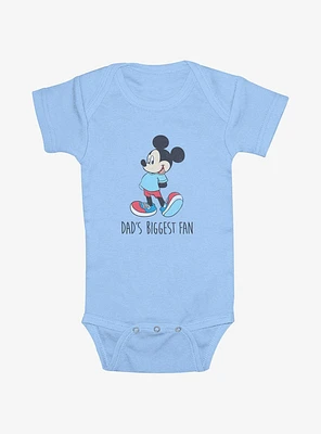 Disney Mickey Mouse Dads Biggest Fan Infant Bodysuit