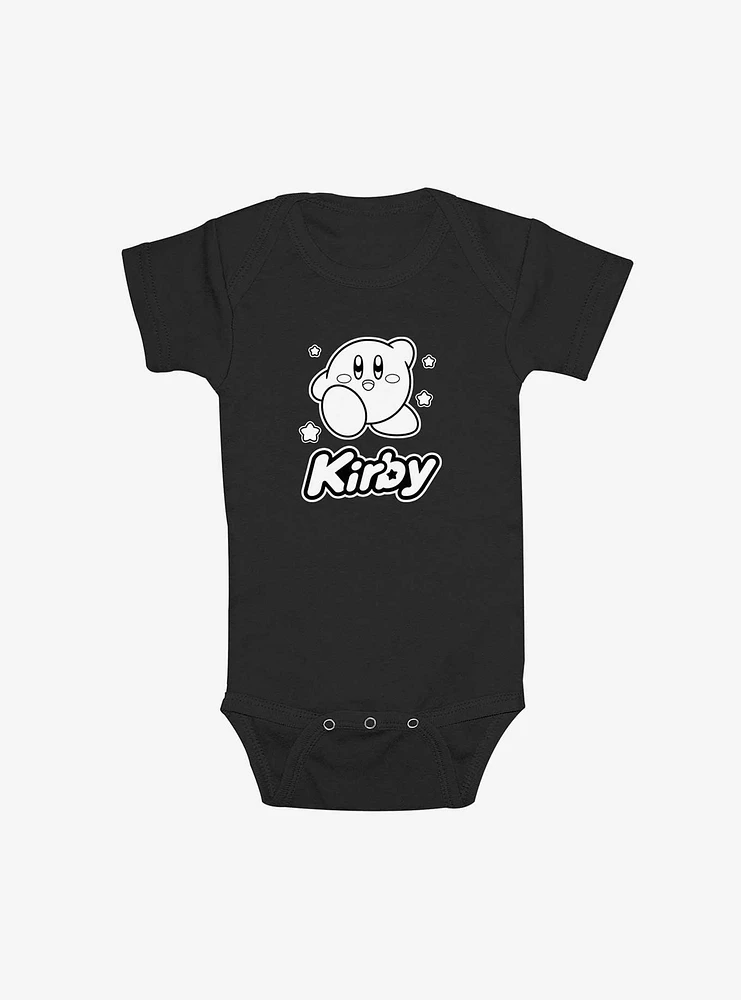 Nintendo Kirby Monochrome Infant Bodysuit