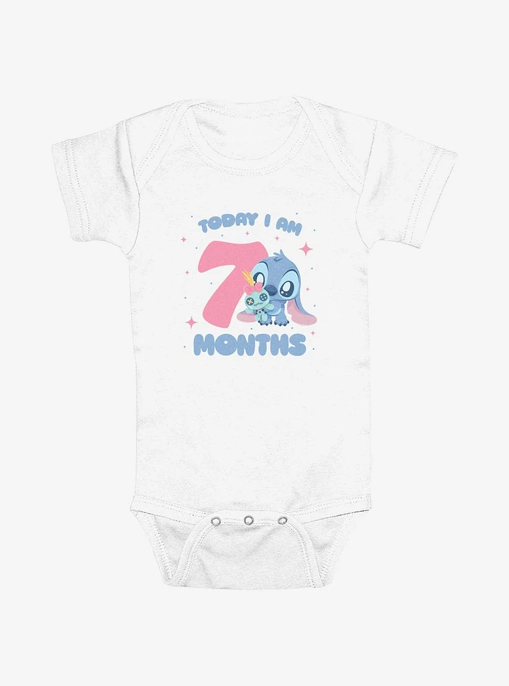 Disney Lilo & Stich Seven Months Stitch Infant Bodysuit