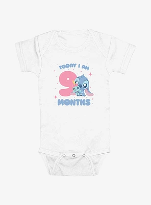 Disney Lilo & Stich Nine Months Stitch Infant Bodysuit