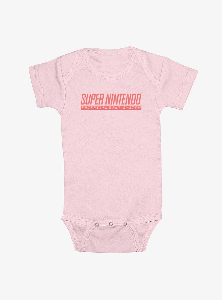 Nintendo Super Logo Infant Bodysuit