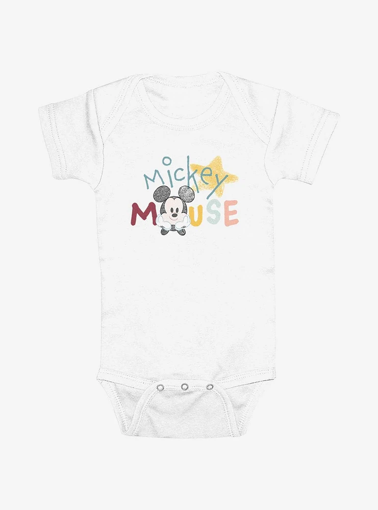 Disney Mickey Mouse Doodle Stance Infant Bodysuit