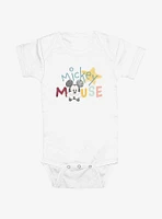 Disney Mickey Mouse Doodle Stance Infant Bodysuit