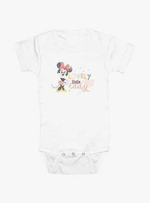 Disney Minnie Mouse Lovely Little Lady Infant Bodysuit