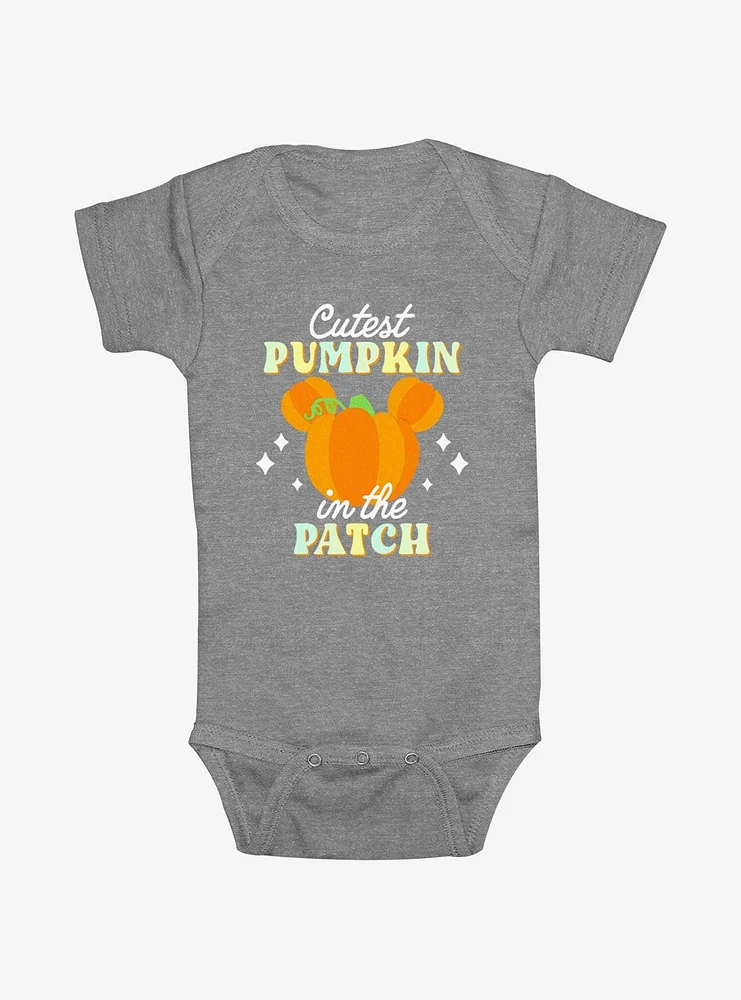 Disney Mickey Mouse Cutest Pumpkin The Patch Infant Bodysuit