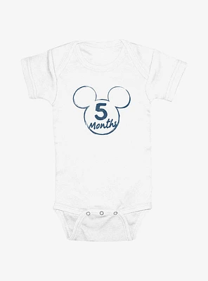 Disney Mickey Mouse Ears 5 Months Infant Bodysuit