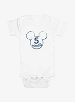 Disney Mickey Mouse Ears 5 Months Infant Bodysuit