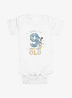 Disney Mickey Mouse Today Im 9 Months Old Infant Bodysuit