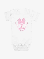 Disney Minnie Mouse Ears 2 Months Infant Bodysuit