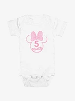 Disney Minnie Mouse Ears 5 Months Infant Bodysuit