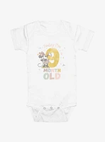 Disney Minnie Mouse Today Im 9 Months Infant Bodysuit