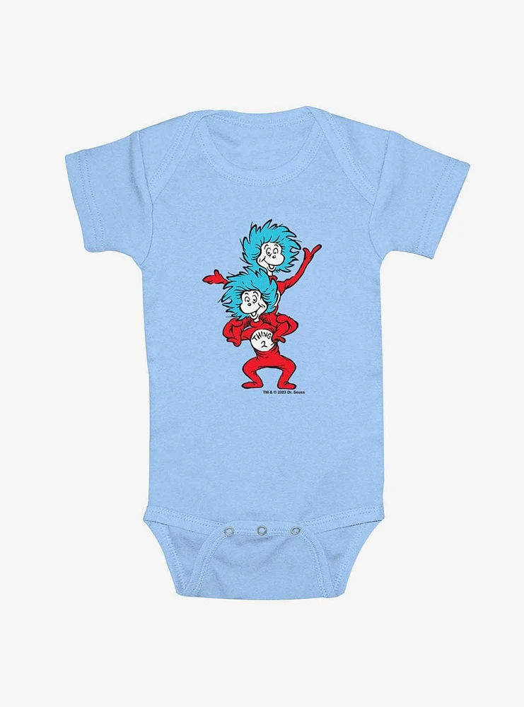 Dr. Seuss Thing 1 2 Stack Infant Bodysuit