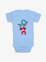 Dr. Seuss Thing 1 2 Stack Infant Bodysuit