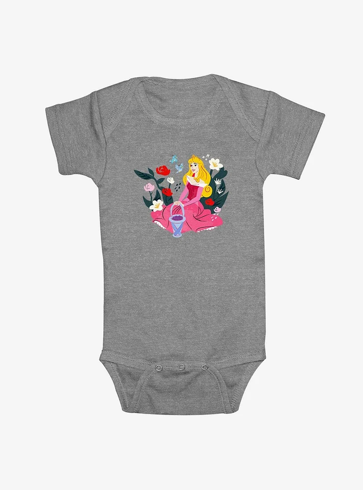 Disney Sleeping Beauty Aurora With Birds Infant Bodysuit