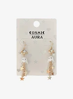 Cosmic Aura Ghost & Star Drop Earrings