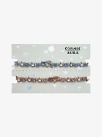 Cosmic Aura Blue & Pink Shooting Star Best Friend Bracelet Set