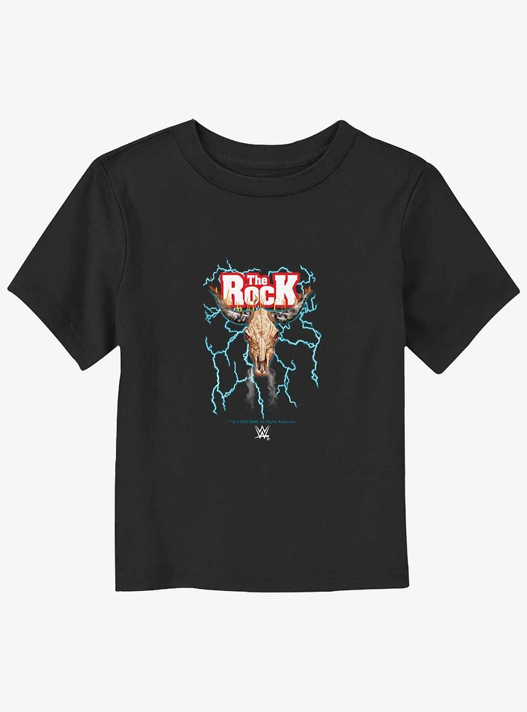 WWE The Rock Bull Skull Toddler T-Shirt